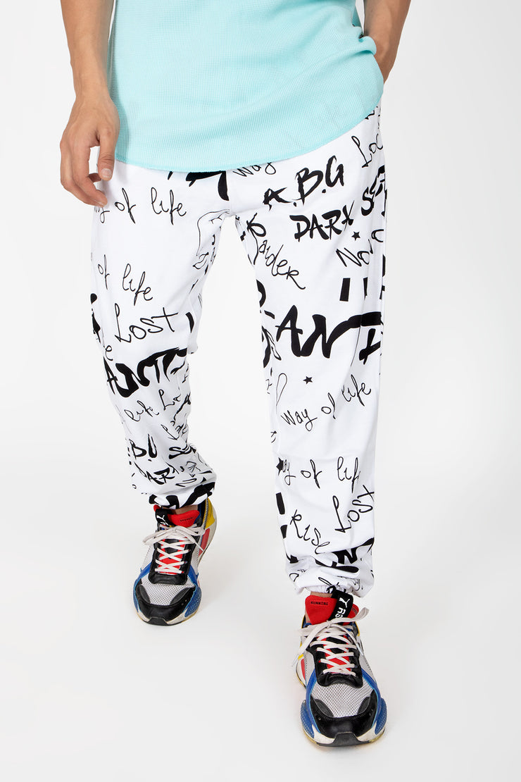 Typographic sweatpant LOST LOACLITY