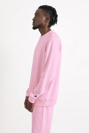 Pink color oversized sweatshirt or hoodie without cap