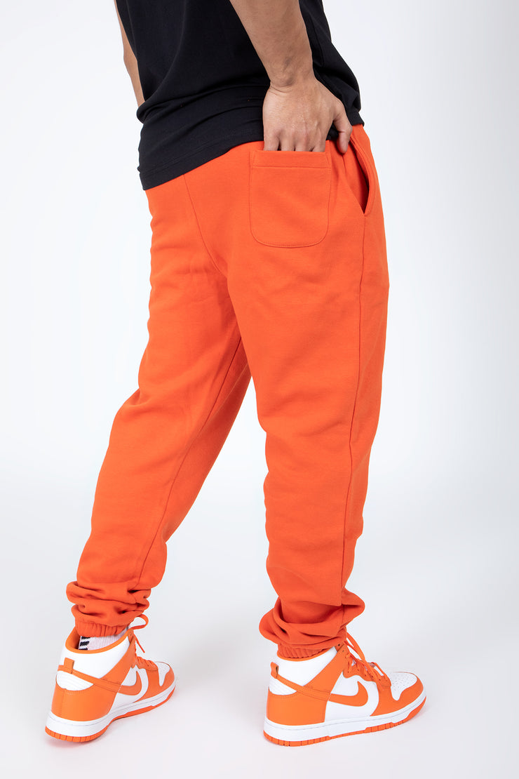 ABG orange fleece sweatpants